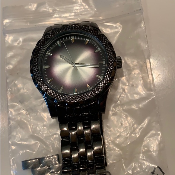 Gun metal grey and black watch - Picture 2 of 3